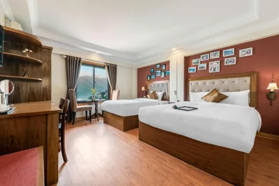 Triple Room with Mountain View — Tiger Sapa hotel